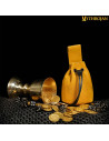 Medieval bag for recreationists - Mustard Yellow (15.24x12.7 cm.)