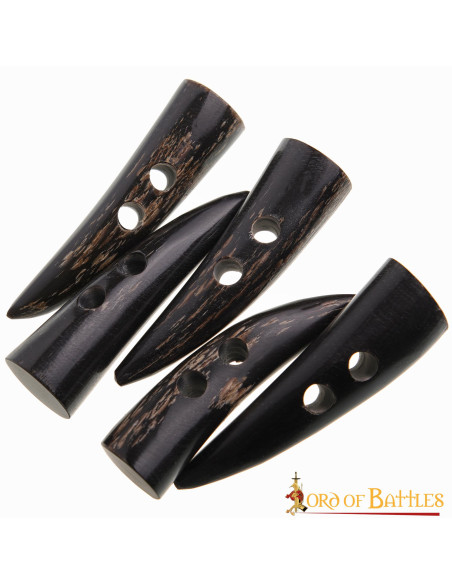 Set of 5 large horn clasps for... Set of 5 large horn clasps for...