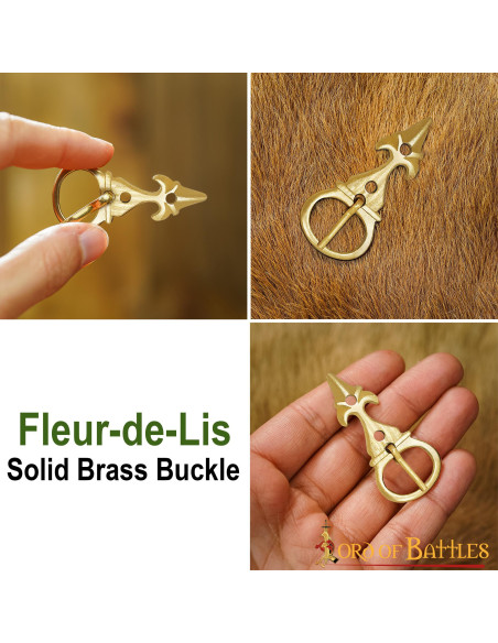 Set of 5 medieval fleur-de-lis...