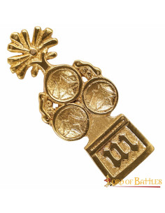 Decorative medieval shamrock for belts