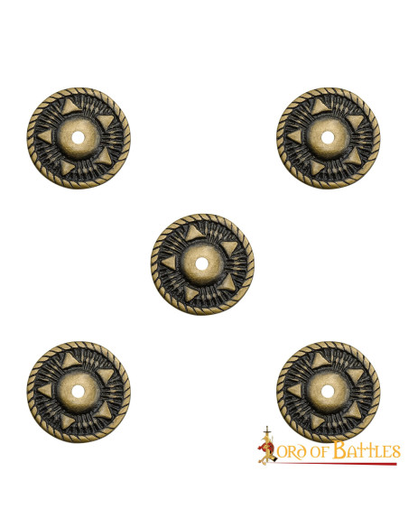 Set of 5 pentagram ornaments for...