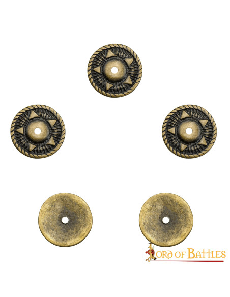 Set of 5 pentagram ornaments for...