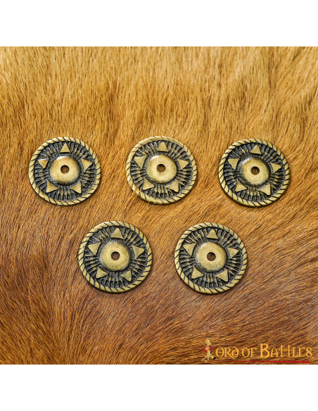 Set of 5 pentagram ornaments for...