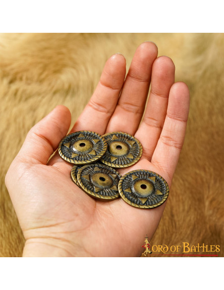 Set of 5 pentagram ornaments for...