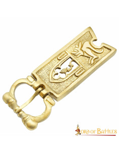 Thistle buckle for medieval belts