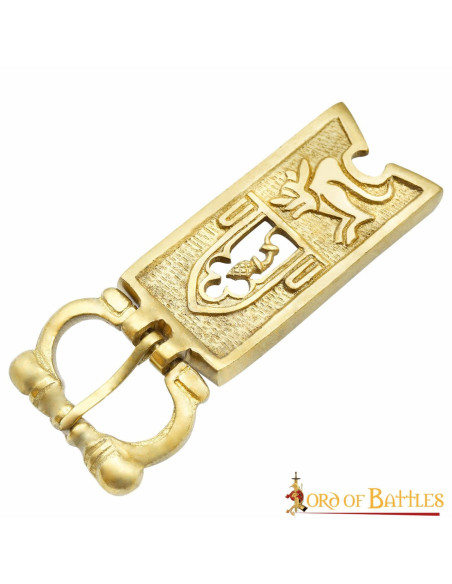 Thistle buckle for medieval belts