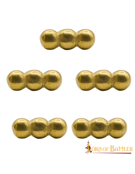 Set of 5 ball ornaments for clothes,...