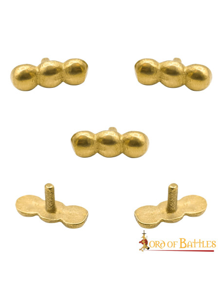 Set of 5 ball ornaments for clothes,...