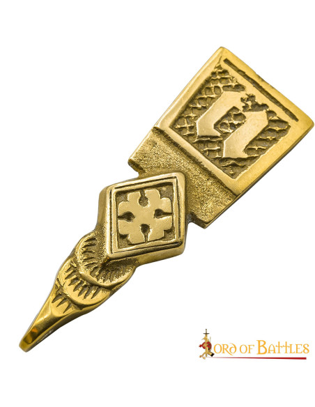 Decorative brass medieval accessory...