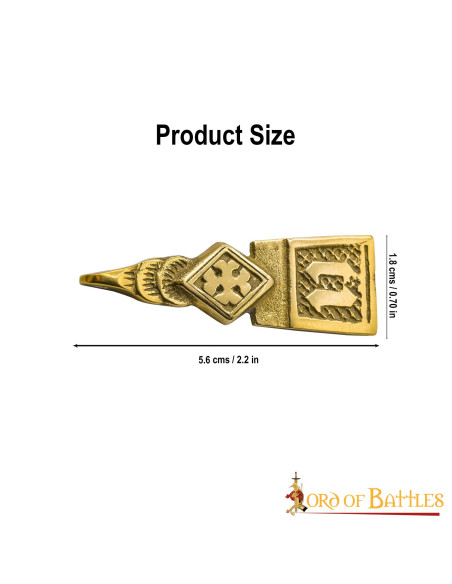 Decorative brass medieval accessory...