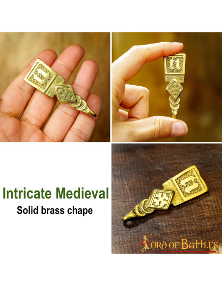 Decorative brass medieval accessory...