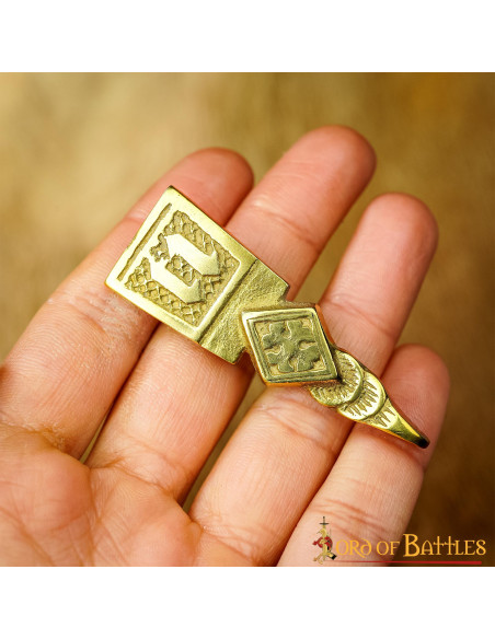 Decorative brass medieval accessory...