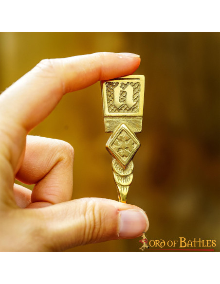 Decorative brass medieval accessory...