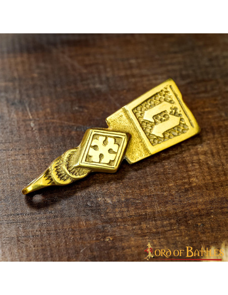 Decorative brass medieval accessory...