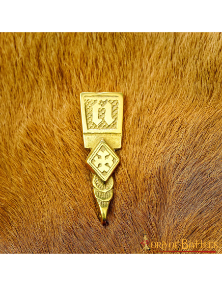 Decorative brass medieval accessory...