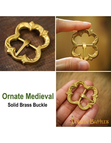 Set of 5 medieval buckles for belts... Set of 5 medieval buckles for belts...