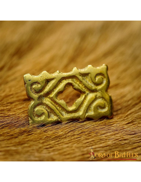 Set of 5 brass-plated medieval...