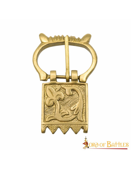 Buckle and floral finish for medieval...