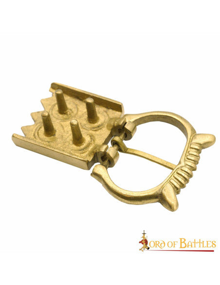 Buckle and floral finish for medieval...