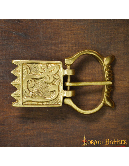 Buckle and floral finish for medieval...