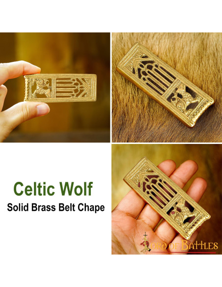 Medieval decorative brass lion...