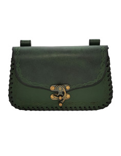 Bag of the Medieval Sorcerer, type fanny pack, in leather...