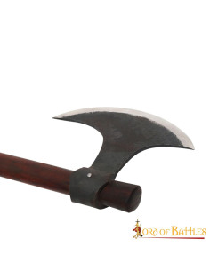 Long Viking ax with carbon steel head 2