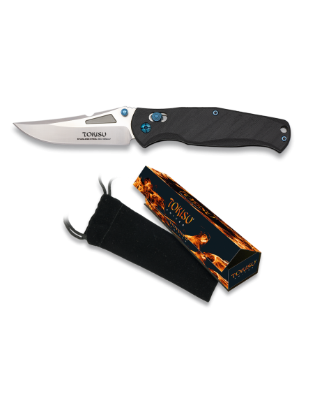CNC satin steel blade knife and G10...