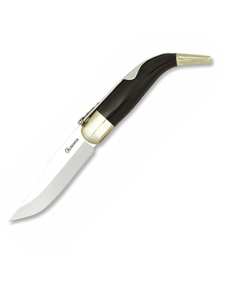 Classic black handle knife with...