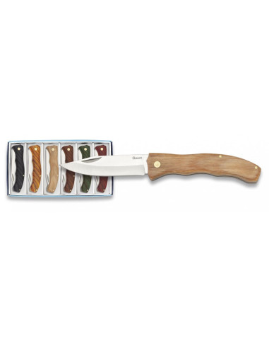 Set 6 knives Albainox wood