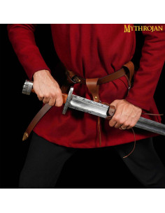 Tahalí brown for swords, right hand 2