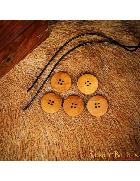 Set of 5 buttons ideal for medieval...