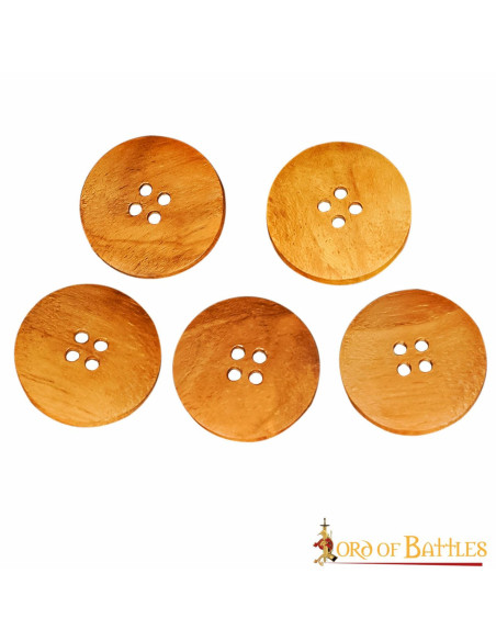 Set of 5 buttons ideal for medieval...