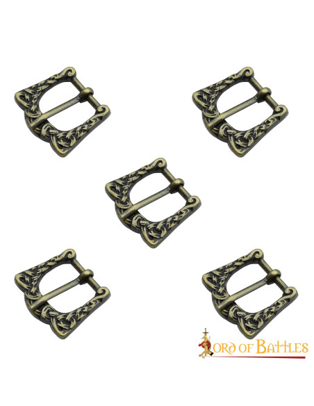Set of 5 Celtic and medieval belt... Set of 5 Celtic and medieval belt...