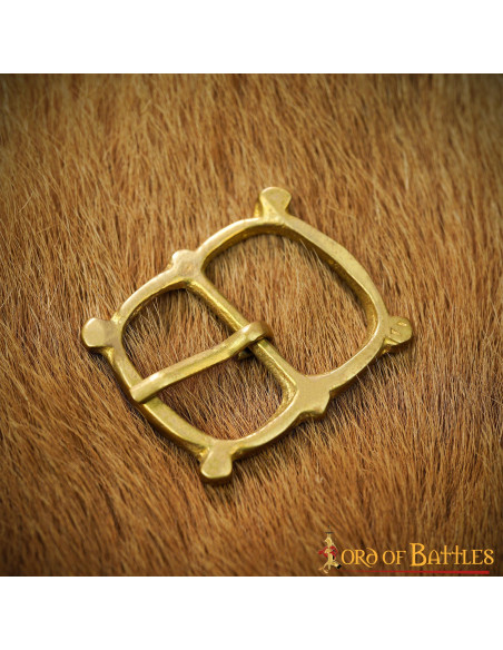 Set of 5 medieval brass buckles for... Set of 5 medieval brass buckles for...