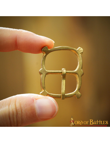 Set of 5 medieval brass buckles for... Set of 5 medieval brass buckles for...