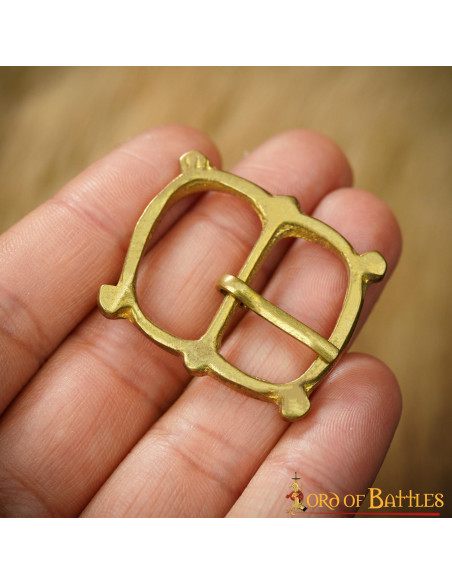 Set of 5 medieval brass buckles for... Set of 5 medieval brass buckles for...