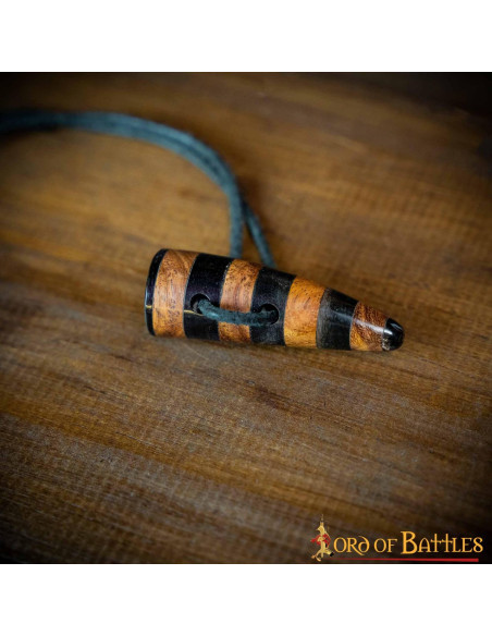 Set of 5 decorated horn clasps for...