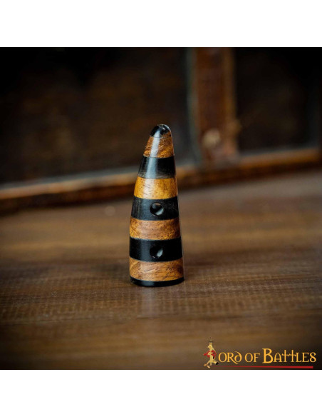 Set of 5 decorated horn clasps for...