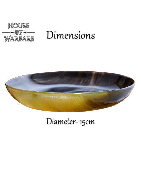 Medieval plate made of horn horn (15...