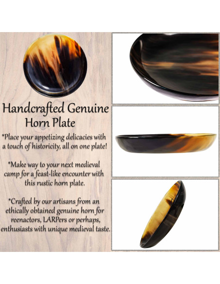 Medieval plate made of horn horn (15...