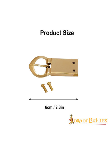 Medieval buckle for period belts (6 cm.)