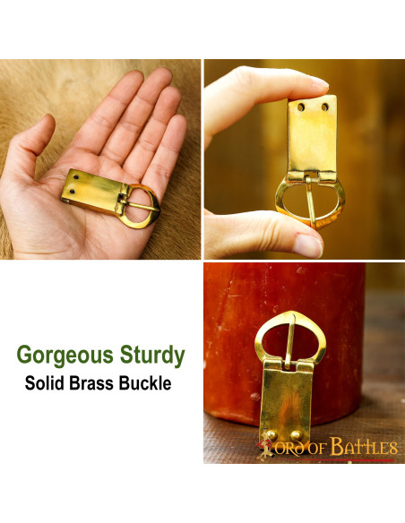 Medieval buckle for period belts (6 cm.)