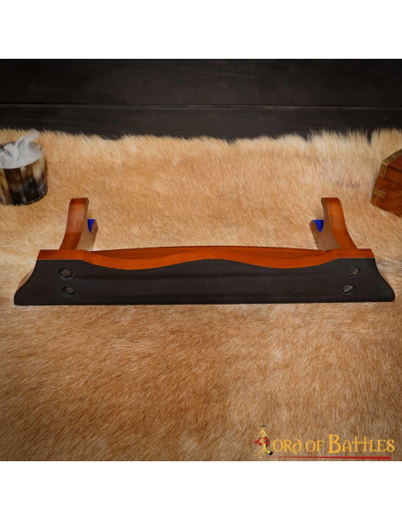 Wooden support for katana, ax or sword