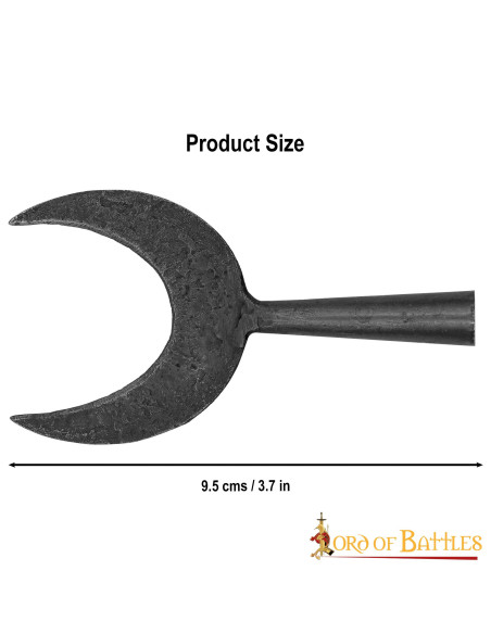 Medieval U-shaped arrowhead, rope cutter