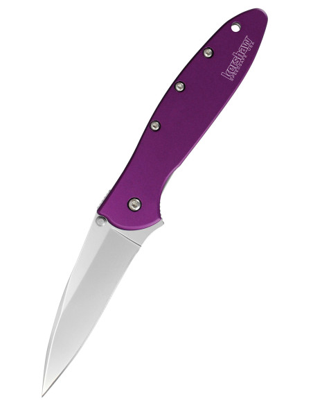 Kershaw Leek Pocket Knife, Purple