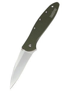 Kershaw Leek Pocket Knife, Olive Green