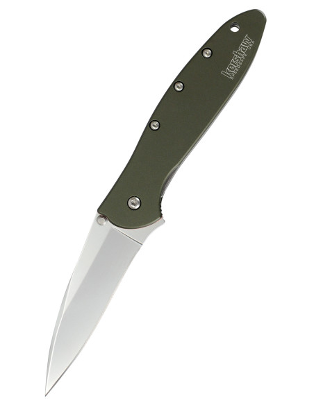 Kershaw Leek Pocket Knife, Olive Green