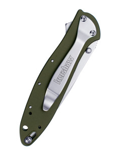 Kershaw Leek Pocket Knife, Olive Green 2