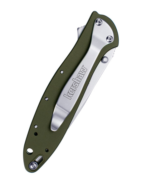 Kershaw Leek Pocket Knife, Olive Green